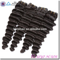 Para as mulheres negras grandes estoques Trade Assurance Malaio Deep Wave Hair Bundle Bundle